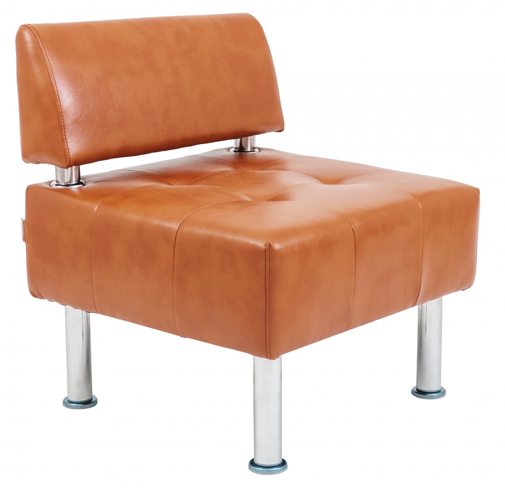 

Кресло Office 680 x 680 x 750H см Со спинкой Титан Cognac Коричневое