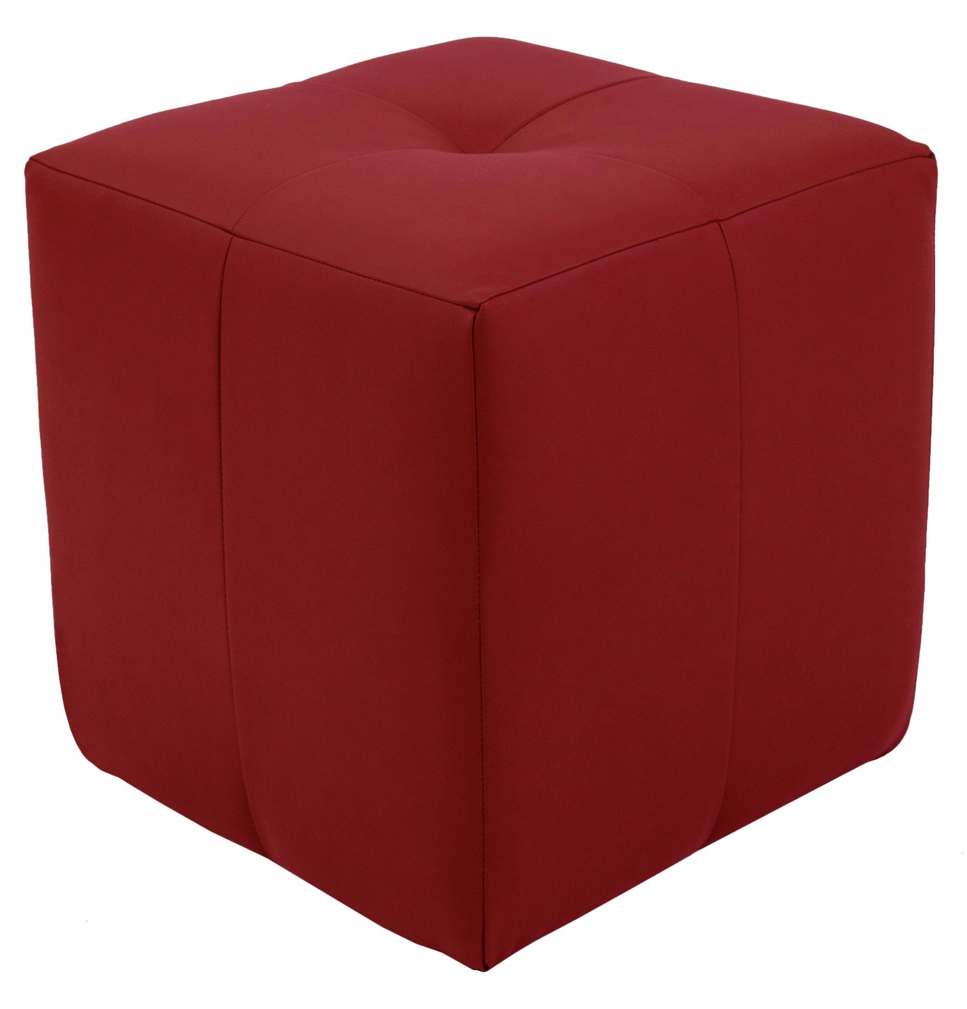 

Пуфик Кристи Richman 40 x 40 x 45Н Zeus Deluxe Berry Красный