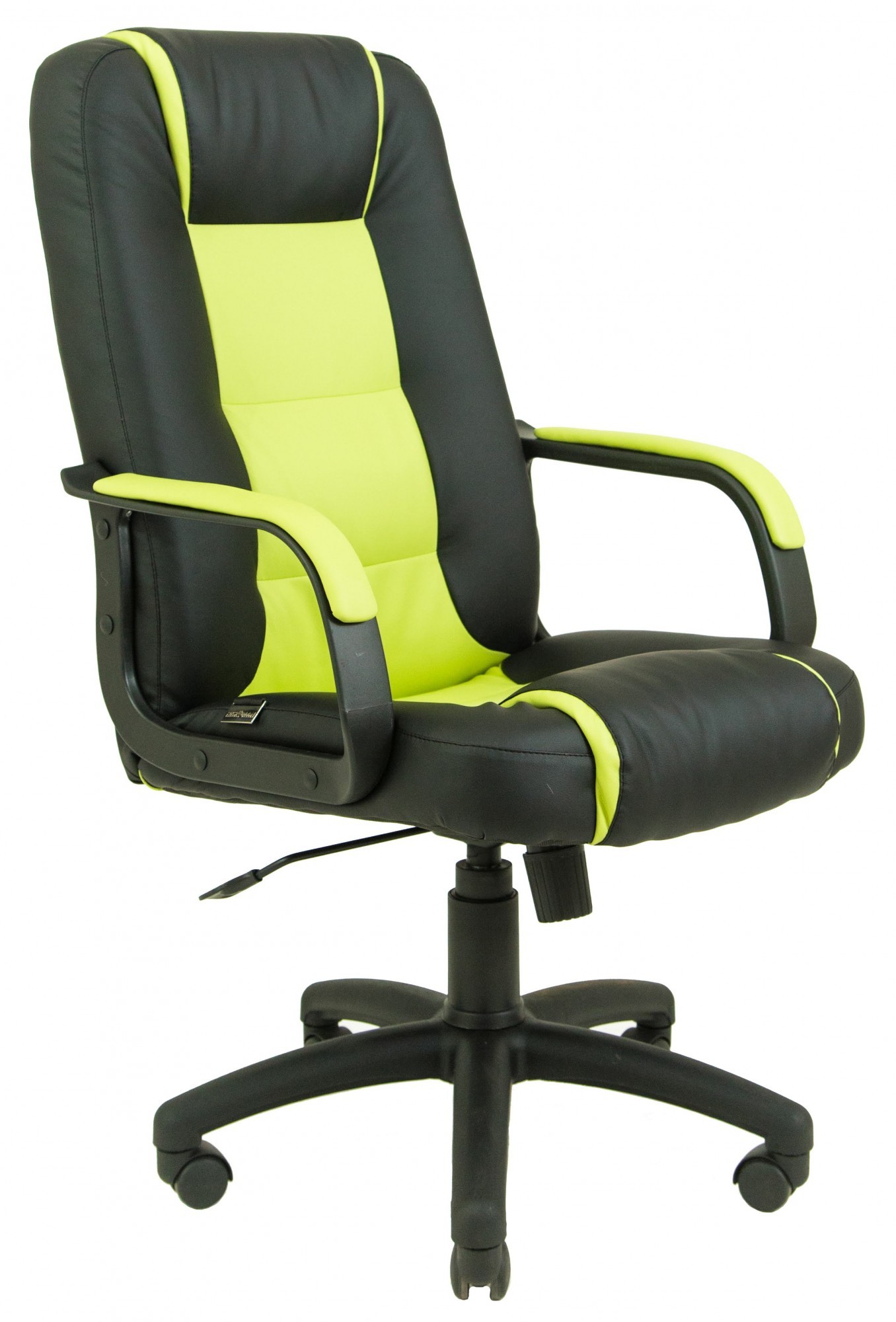 

Офисное Кресло Руководителя Chelsea Zeus Deluxe Light Green-Black ПлаStick Рич М1 Tilt Черно-салатовое