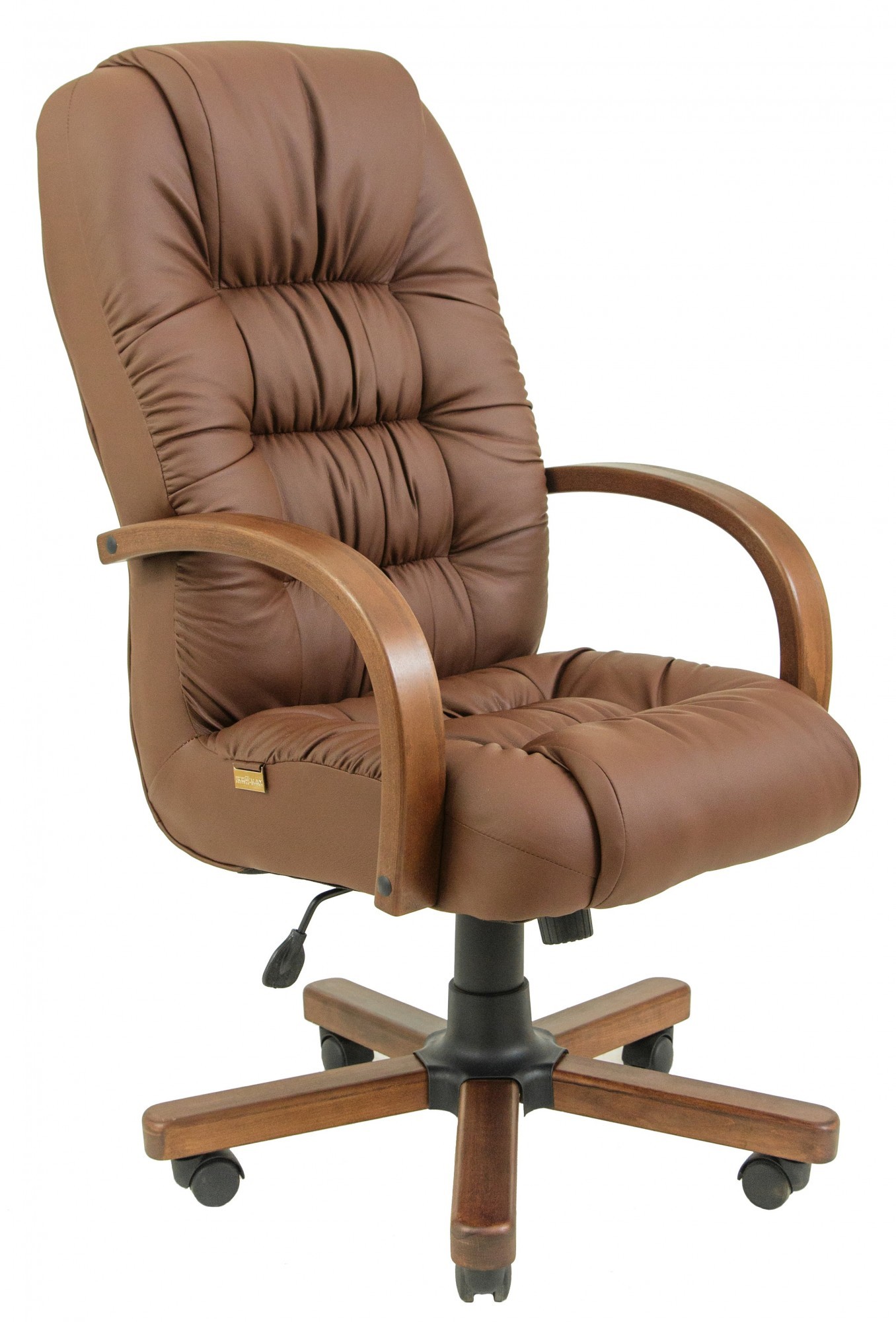 

Офисное Кресло Руководителя Richard Fly 2231 Wood М1 Tilt Коричневое