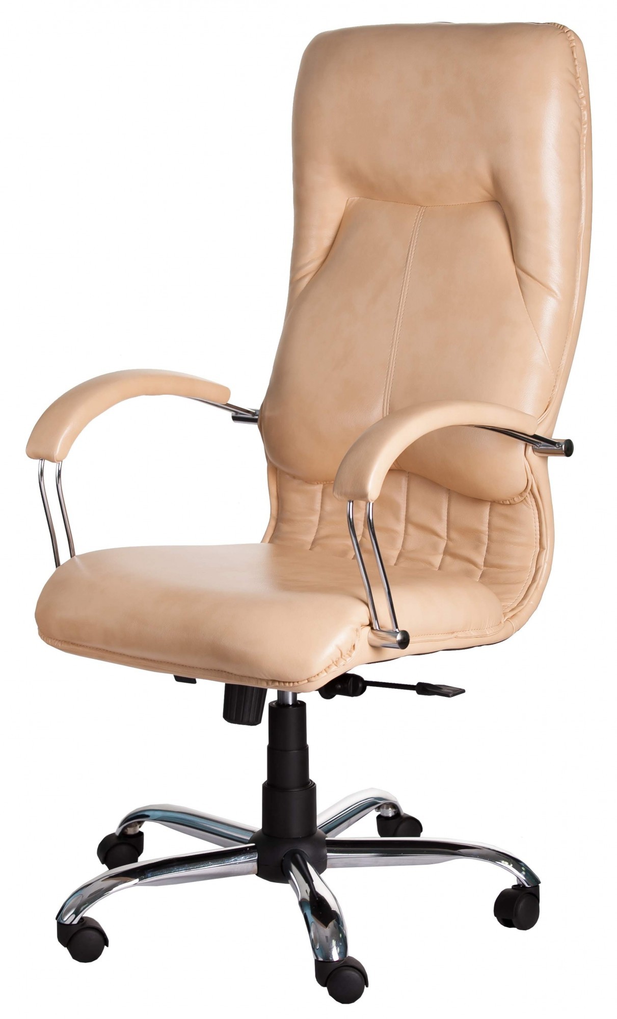 

Офисное Кресло Руководителя Nicosia Титан Vanilla Хром М1 Tilt Бежевое