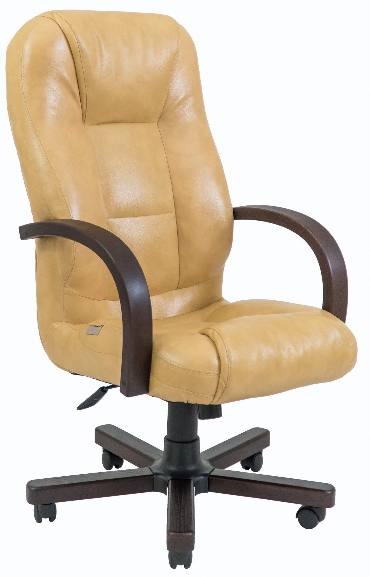 

Офисное Кресло Руководителя Seville Мадрас Gold Beige Wood М1 Tilt Бежевое