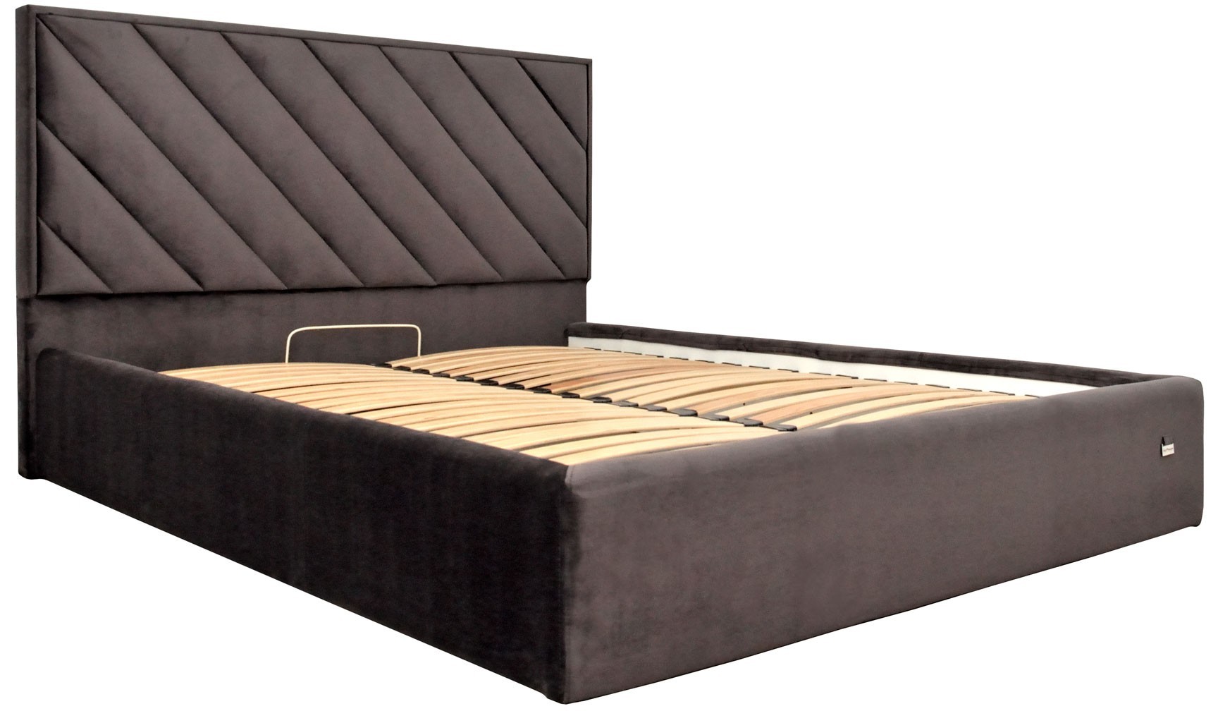 

Кровать Двуспальная Chicago Comfort 160 х 190 см Riviera 97 С подъемным механизмом и нишей для белья Темно-серая