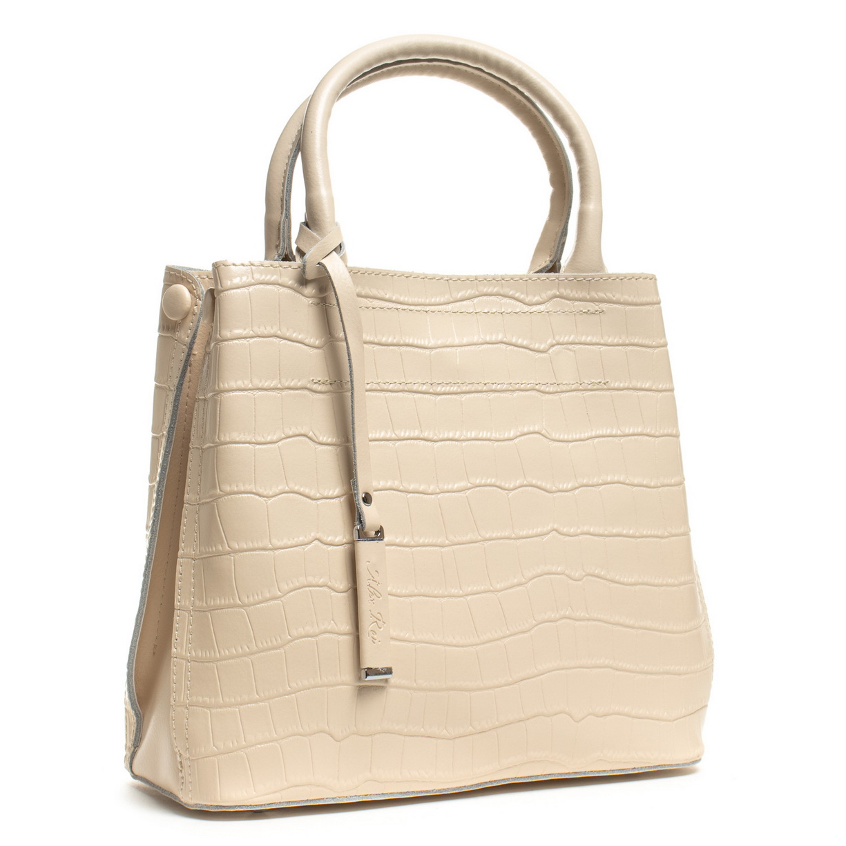 

Женская сумка из натуральной кожи ALEX RAI 1546 бежевый