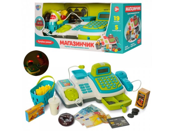 

Детский кассовый аппарат Магазинчик, Limo Toy (укр.)