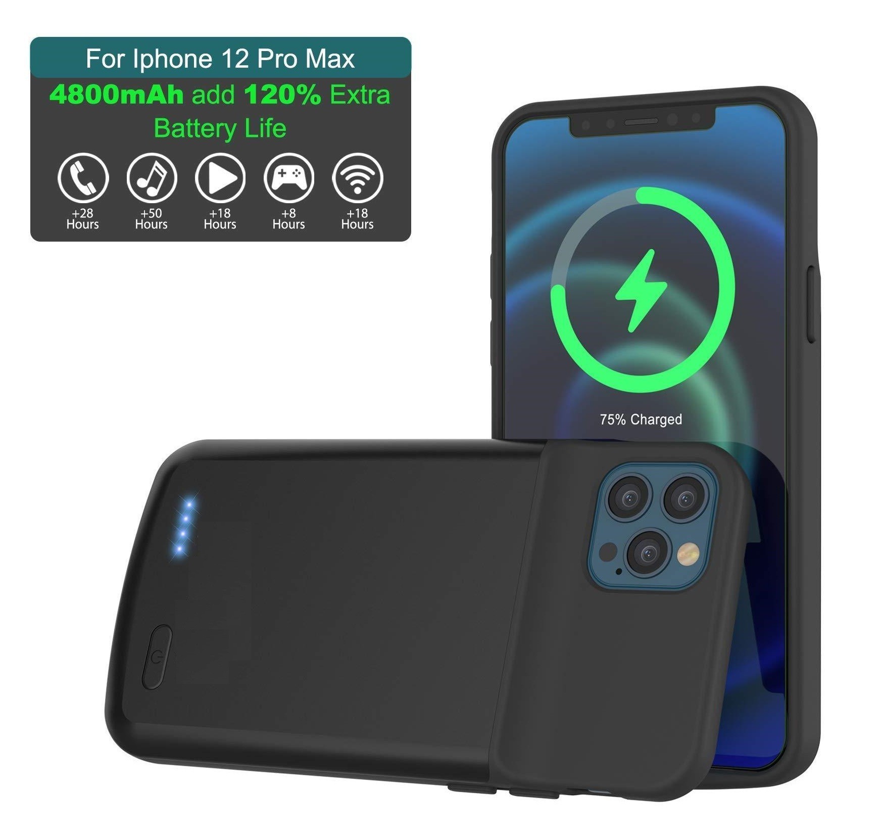 

Павербанк-паверкейс Epik для для iPhone 12 Pro Max 4500 mAh