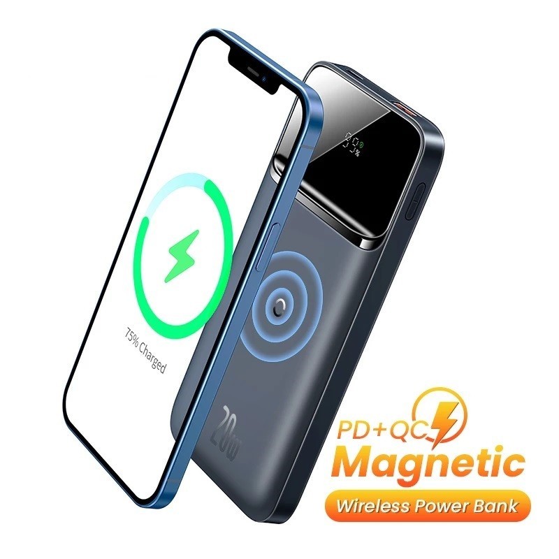 

Павербанк Baseus с быстрой беспроводной зарядкой Quick Charge 10000mAh 20W для Android/iOS