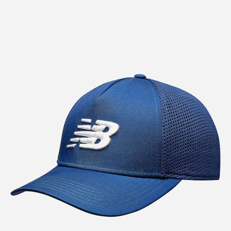 

Кепка New Balance Nbf Team Trucker Cap Cap MH013035CAW One size Синяя с белым