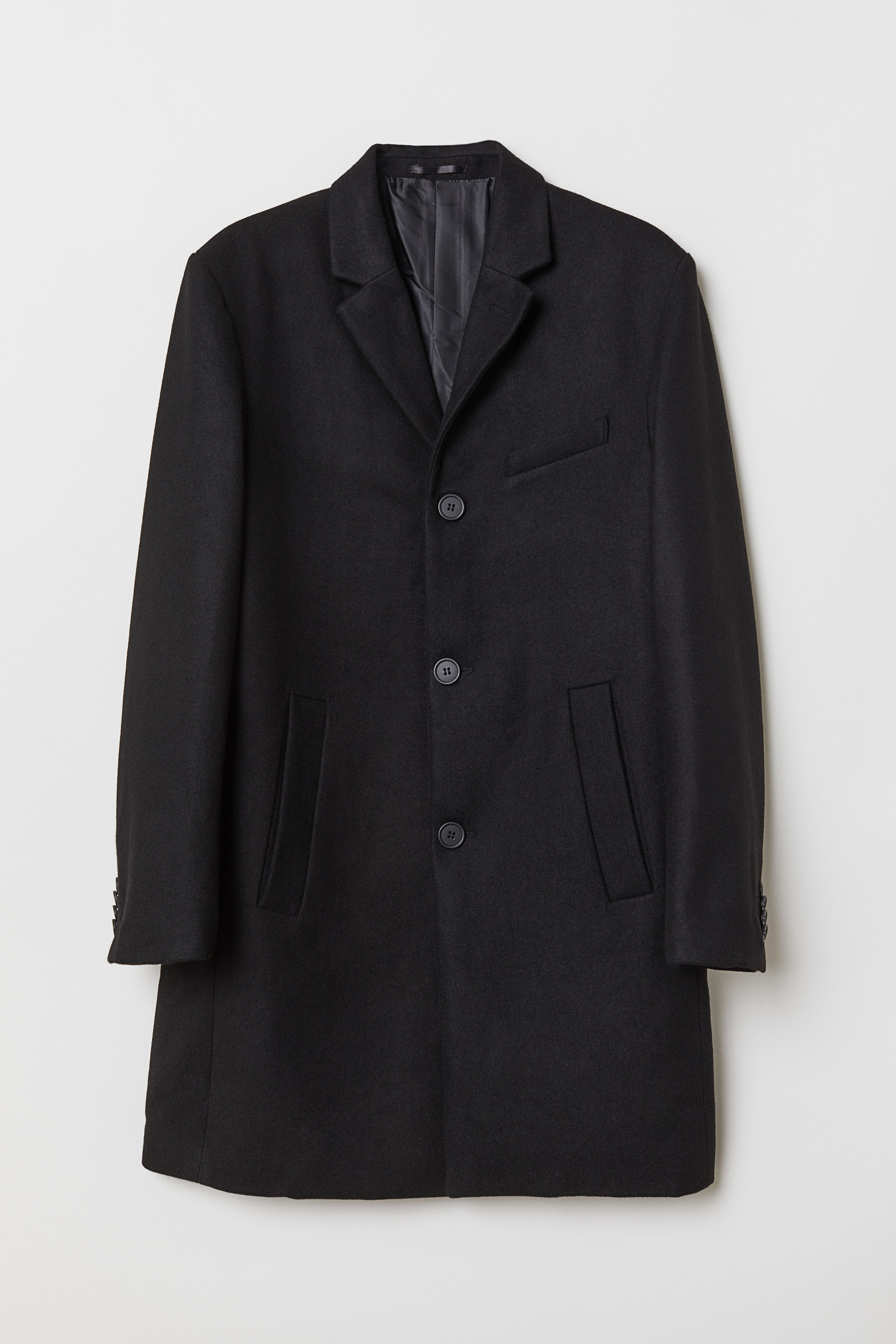 

Пальто H&M 0635495 44 черный