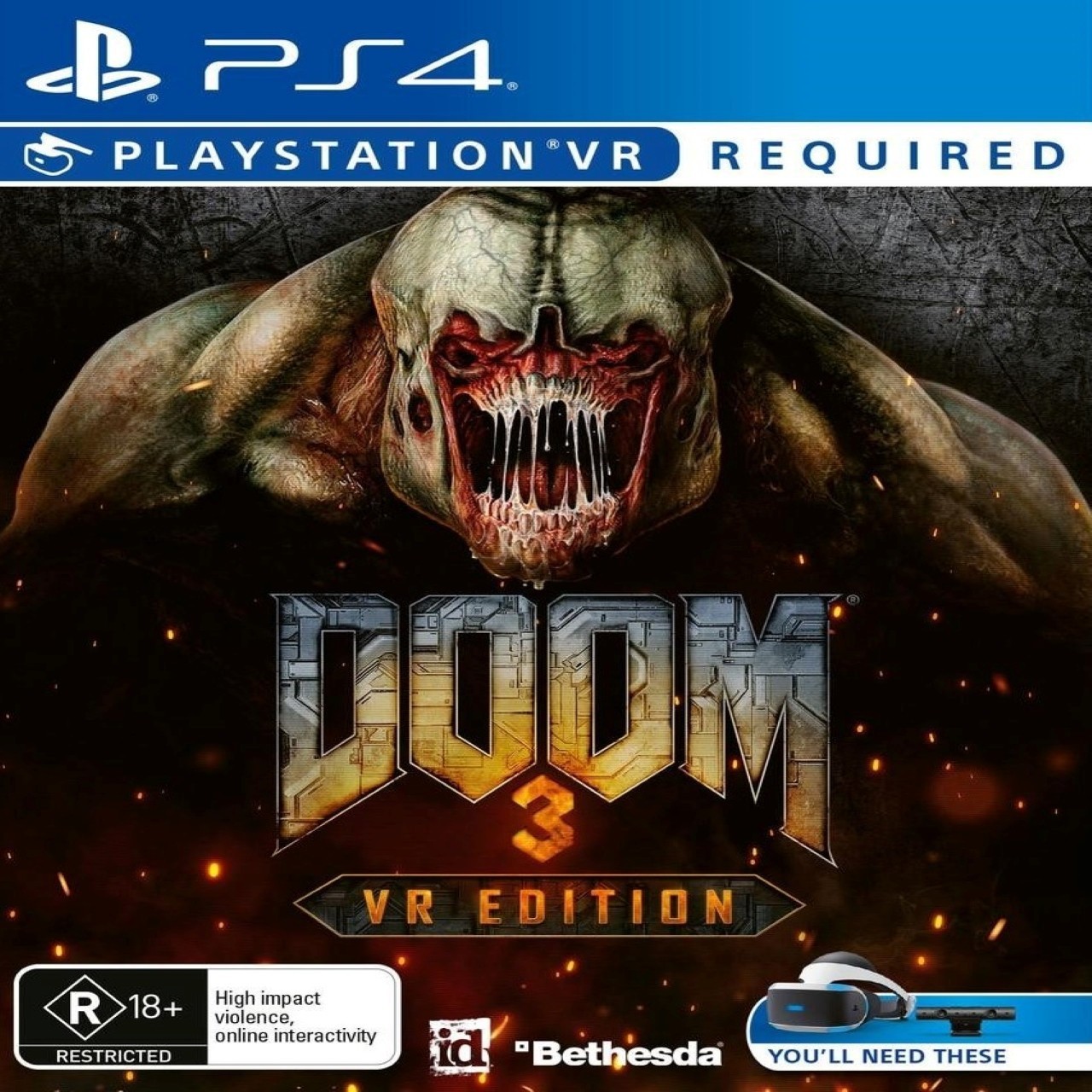 

DOOM 3 VR (английская версия) PS4