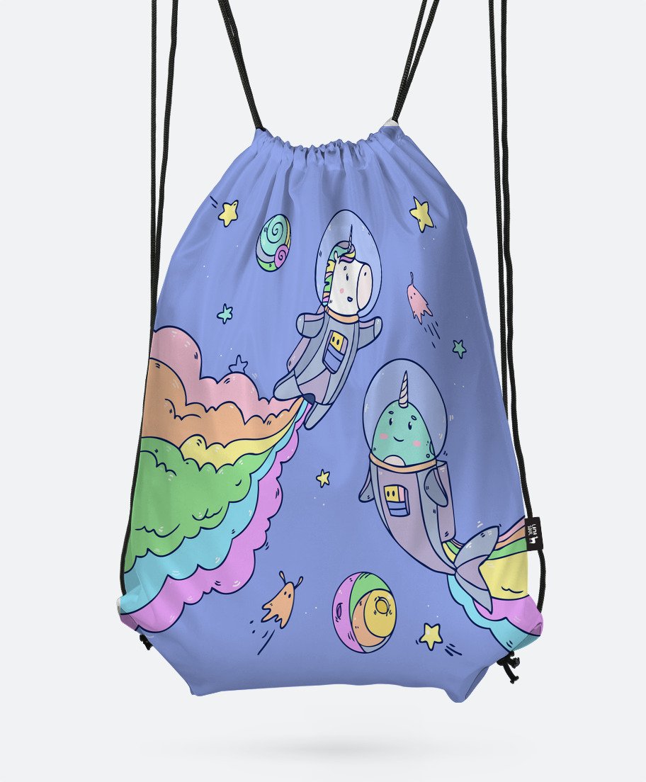 

Рюкзак Lamasoul з принтом "Space Unicorn and Narwhal!"