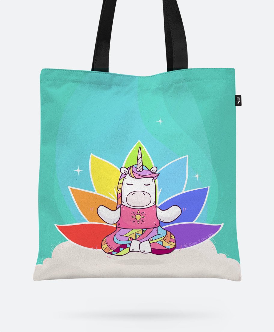 

Авоська Lamasoul з принтом "Unicorn Meditation"