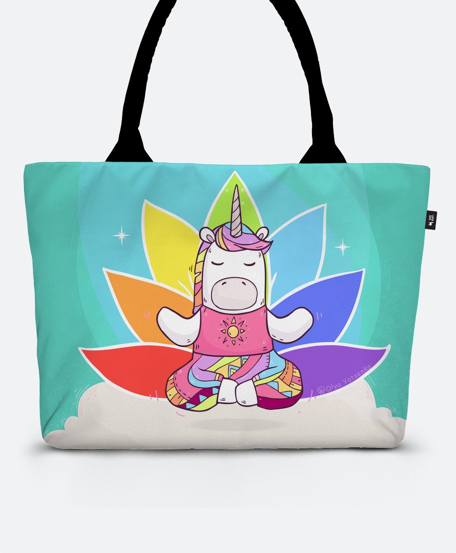 

Шопер Lamasoul з принтом "Unicorn Meditation"