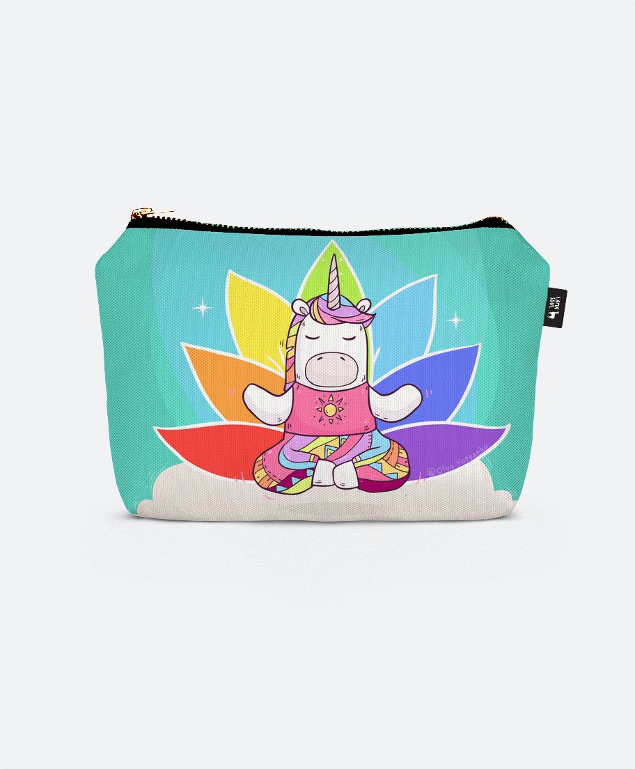 

Косметичка Lamasoul з принтом "Unicorn Meditation"