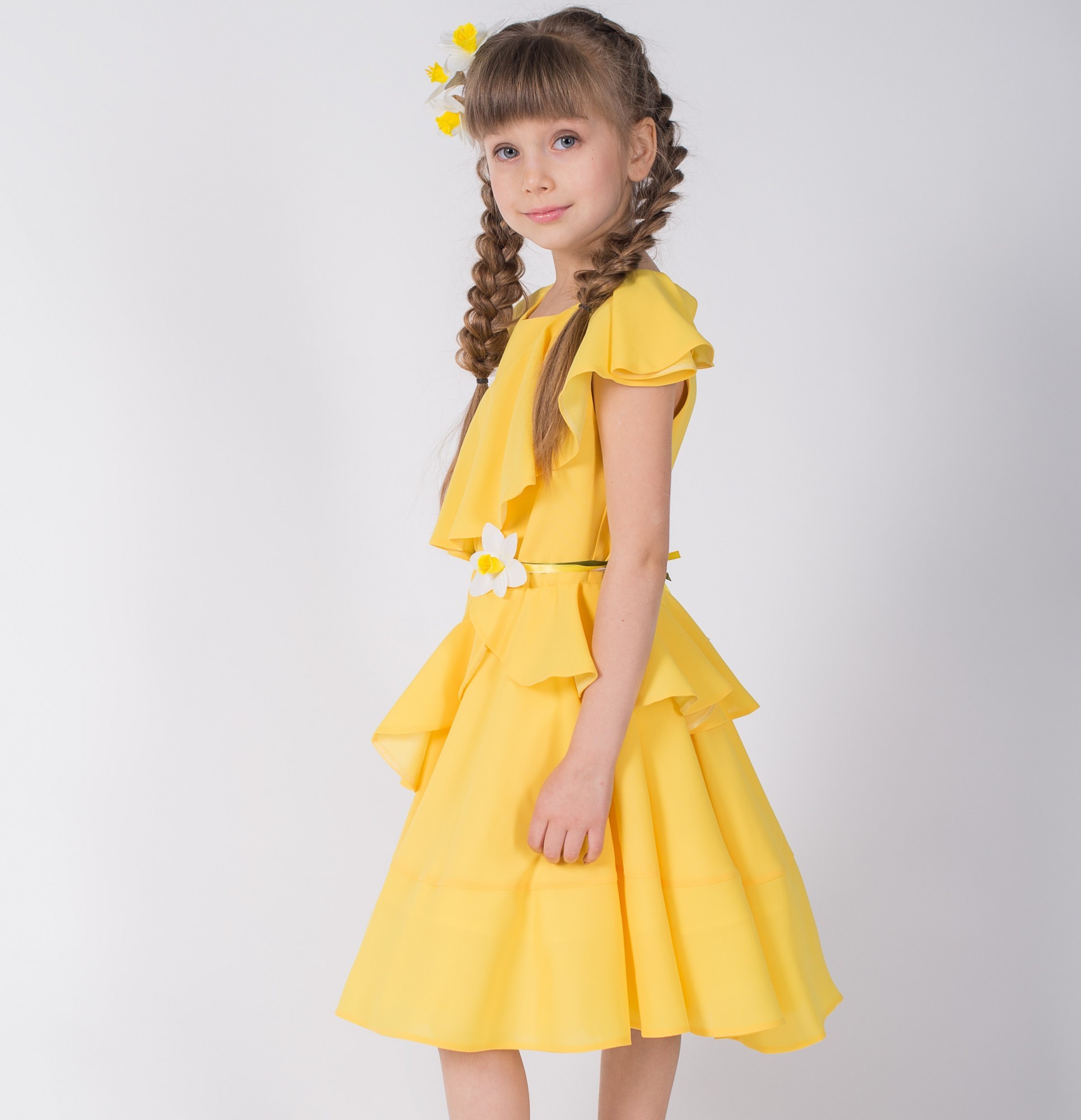 

Платье Yellow Narcissus Eirena Nadine (133-34) рост 134 Жёлтое