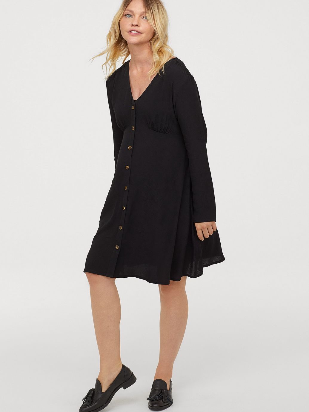 

Платье H&M 0800976-9  Черное (СА2000001638378, Платье H&M 0800976-9 XS Черное (СА2000001638378)