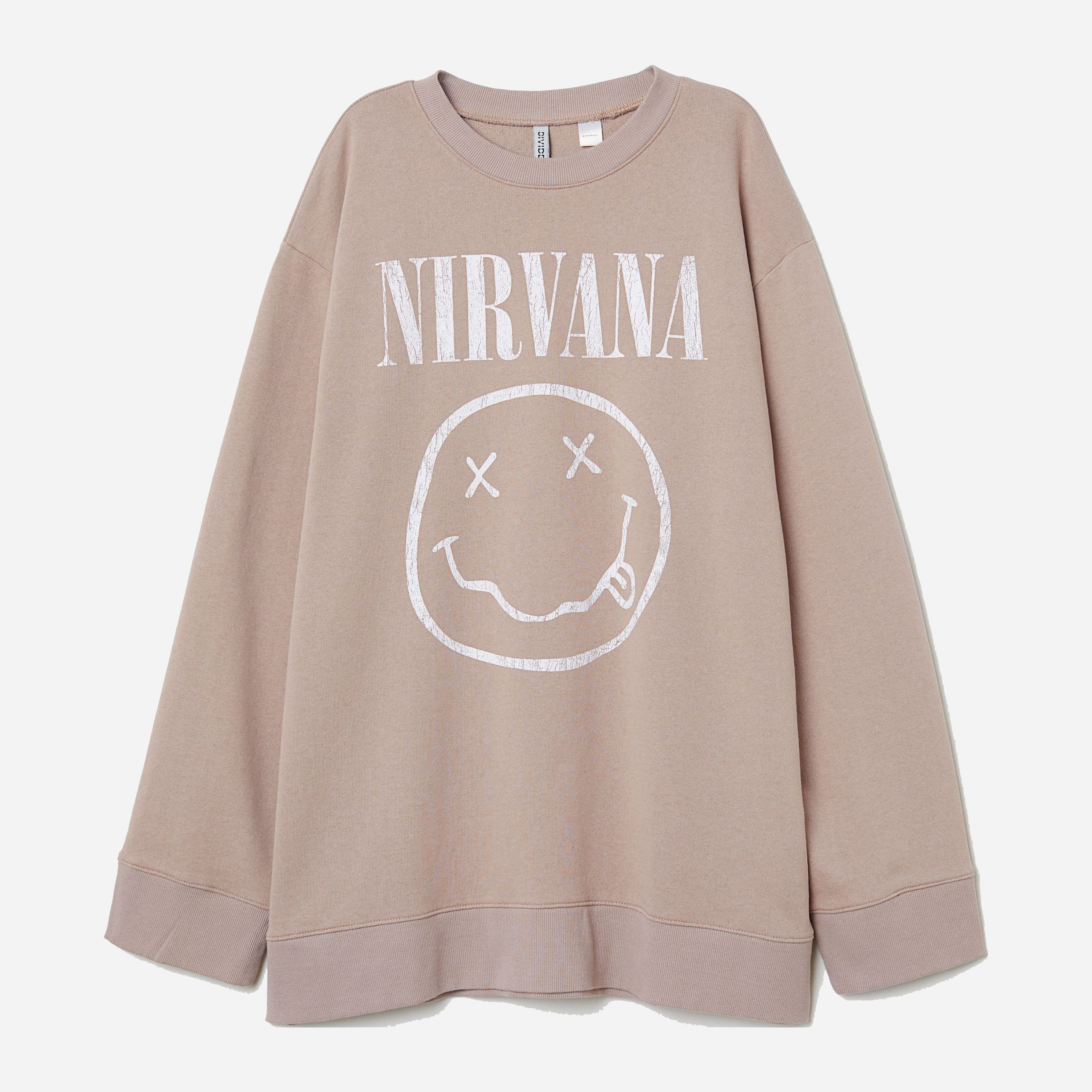 

Свитшот H&M 0516626-7 XS Светло-серый (СА2000001589786)