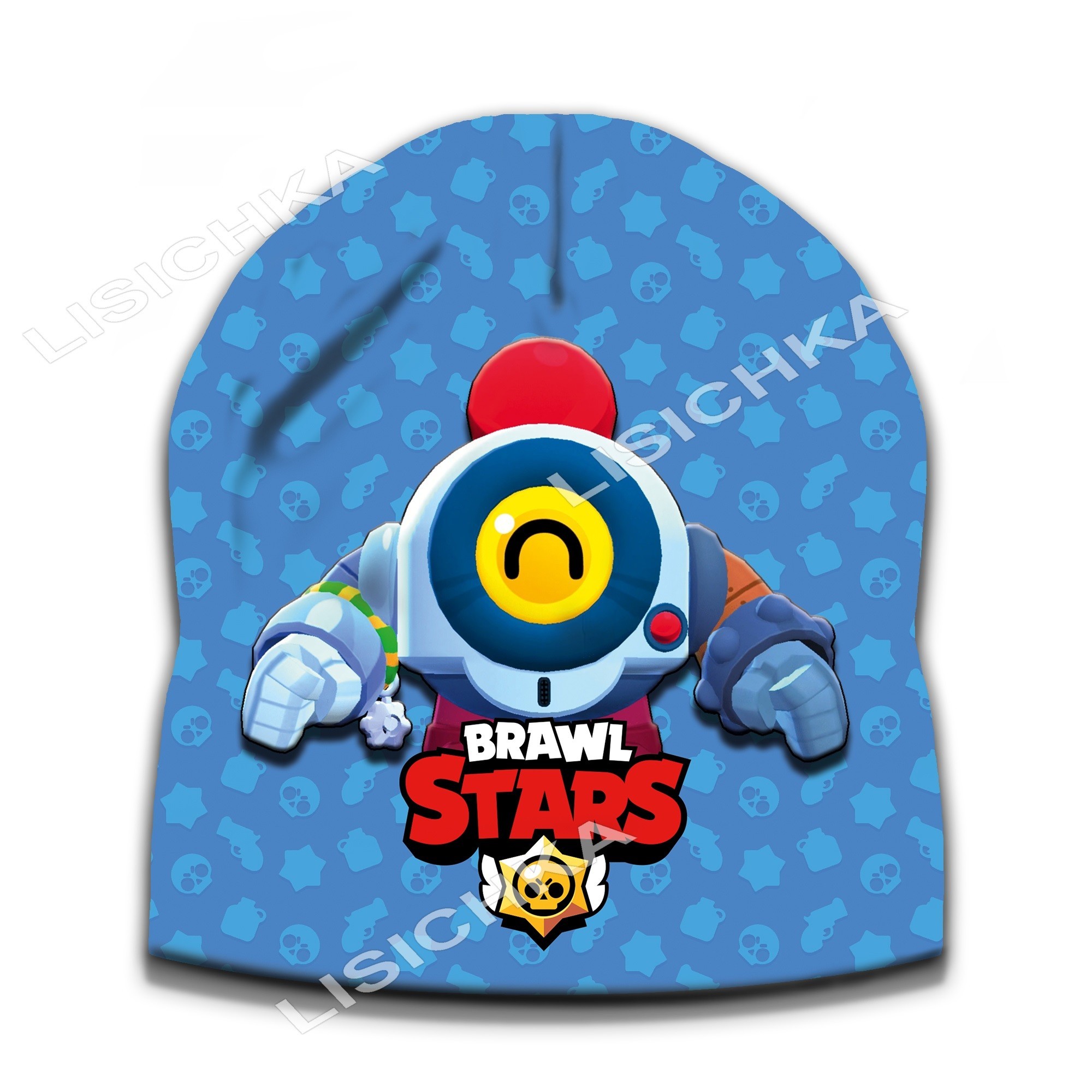 

Демисезонная шапка Brawl Stars, голубая с Нани