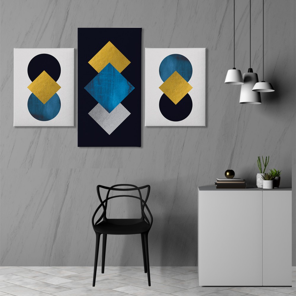 

Модульная картина из трех частей Luxury 96x60 см