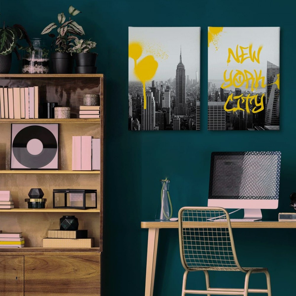 

Модульная картина из двух частей New Your city 93x60 см