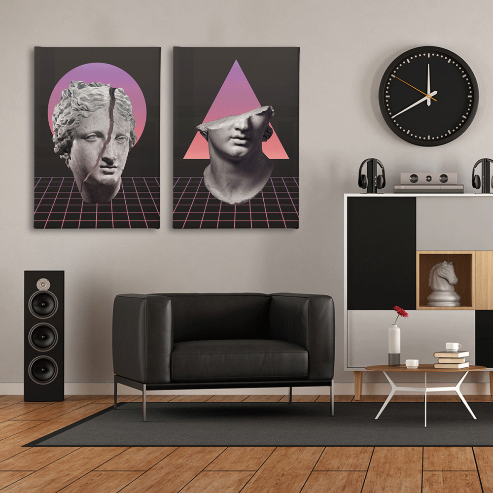 

Модульная картина из двух частей Greek Geometry 153x100 см