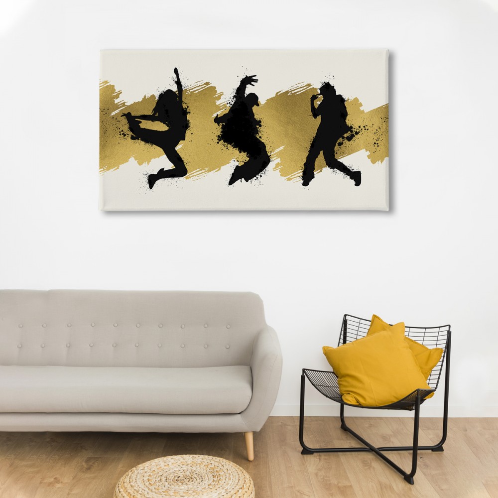 

Картина Gold Dance 40x80 см