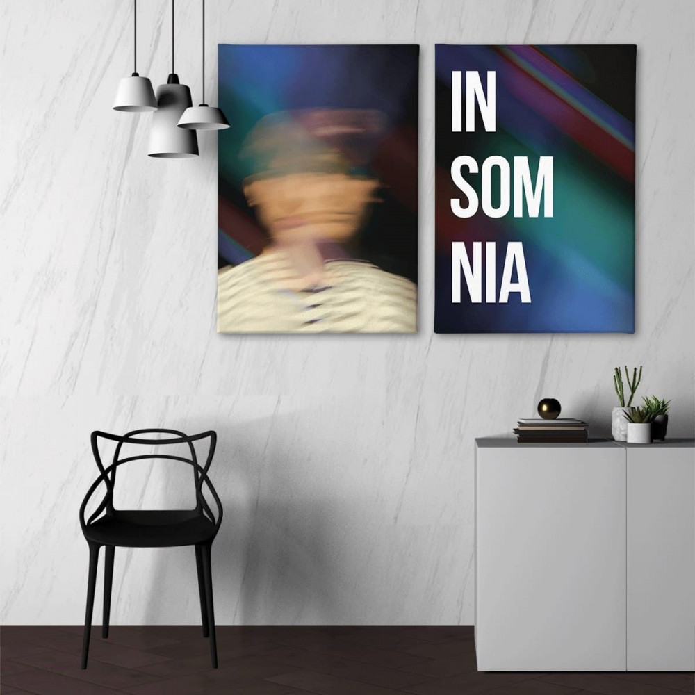 

Модульная картина из двух частей Insomnia 93x60 см