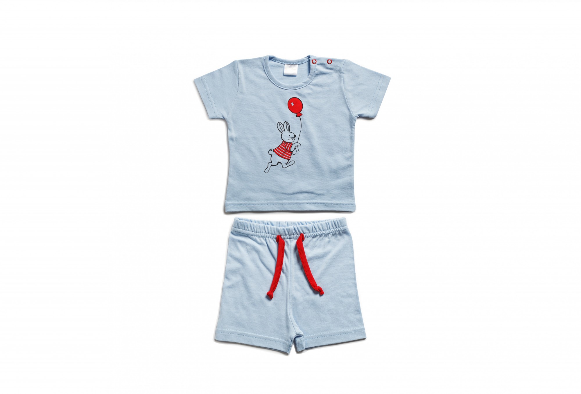 

Комплект (футболка + шорты) Migliori Rabbit 80 см Голубой 00744