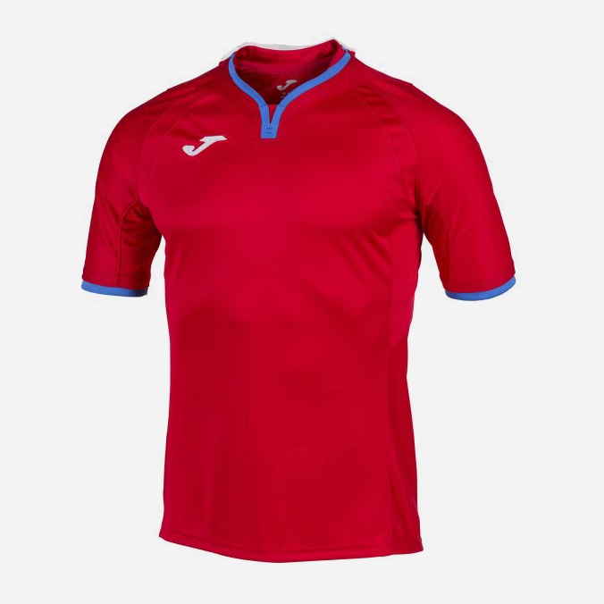 

Футболка спортивная Joma Mundial M Красно-синяя (101104.607_M)
