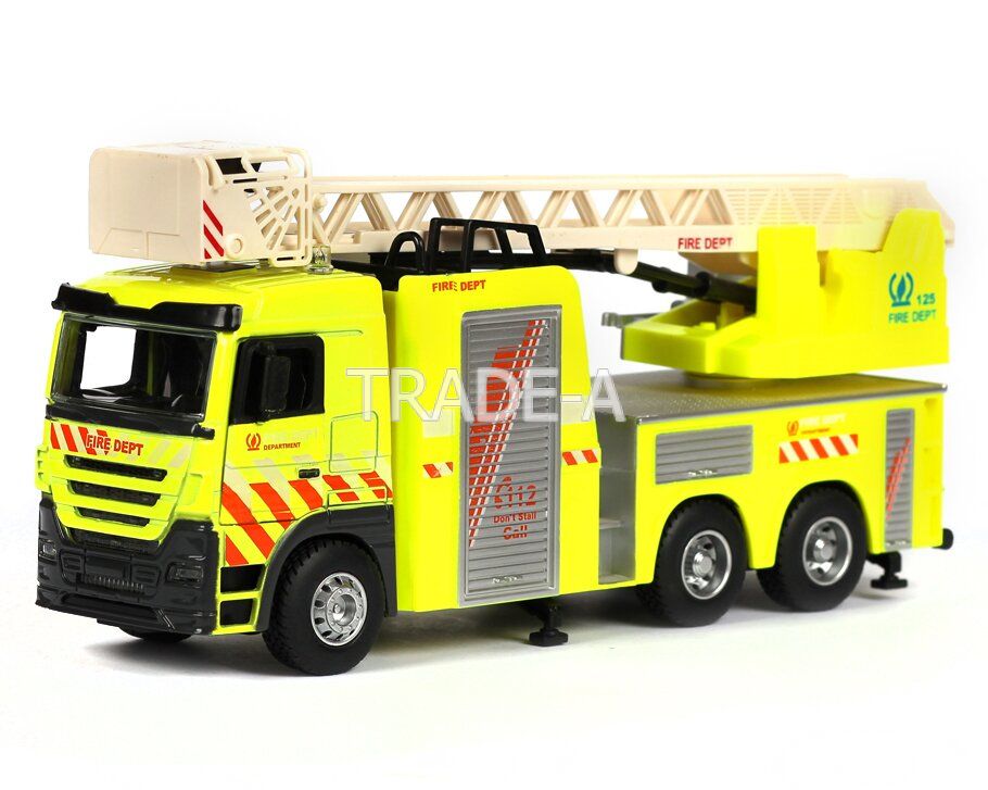 

Пожарная машина Автосвіт AS2406 Fire Dept Department желтая
