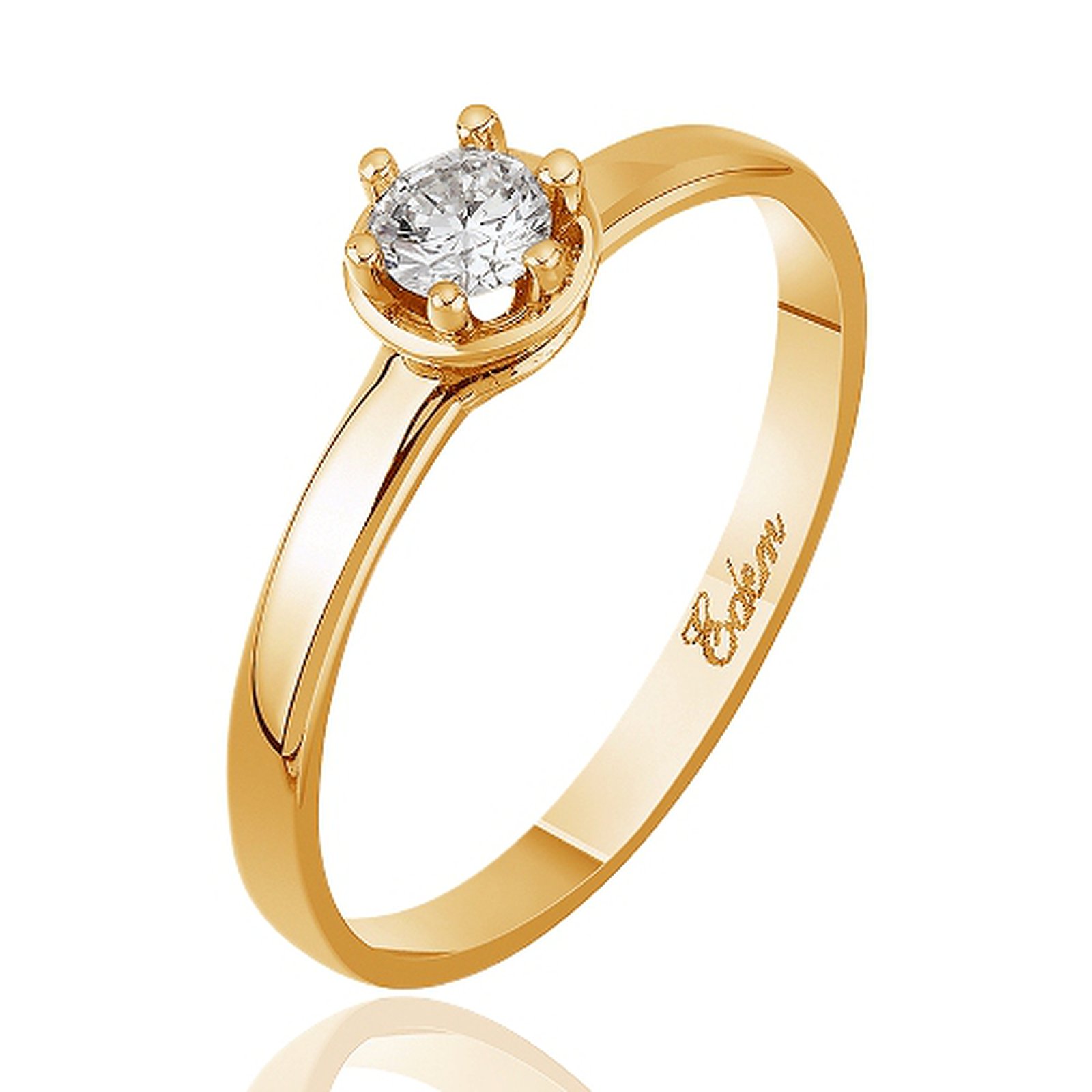 

Кольцо из красного золота с Swarovski 283499, размер 18
