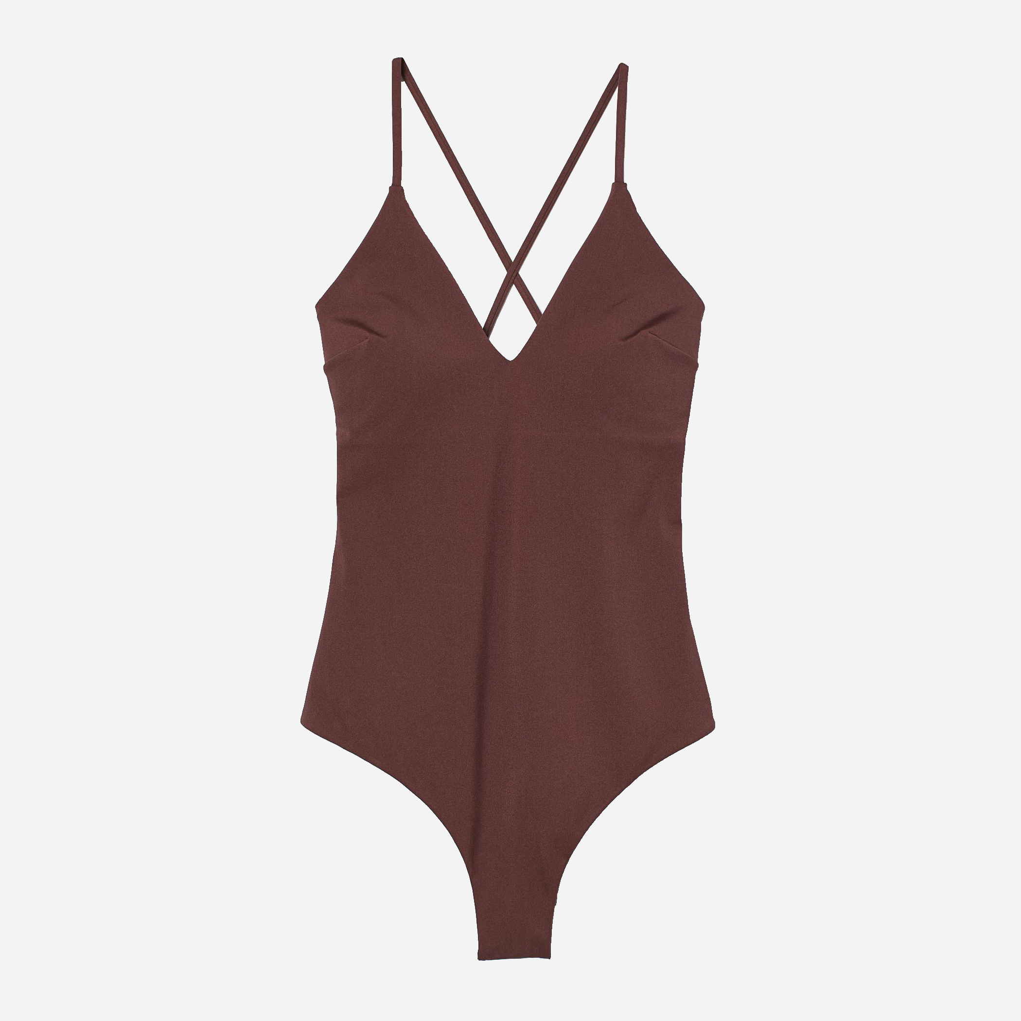 

Купальник слитный женский H&M 6992409sdm 44 Коричневый