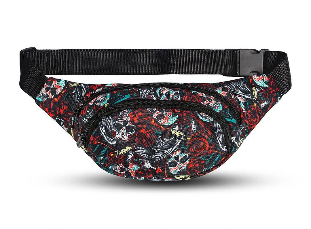

Бананка B&M з принтом Skull and roses