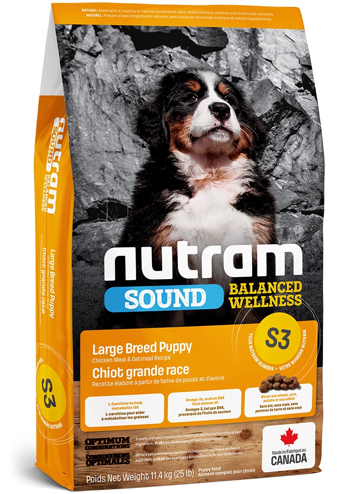 

Сухой корм Nutram S3 Sound Balanced Wellness Puppy 11.4 кг