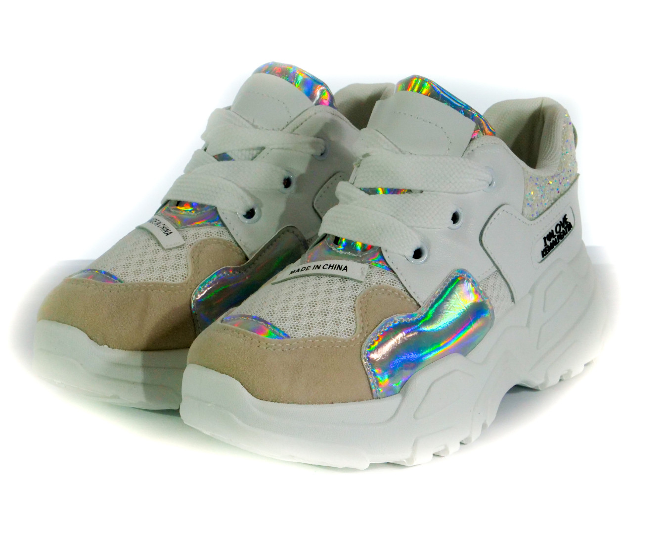 

Кроссовки женские высокие ABA 37 23.5 см White
