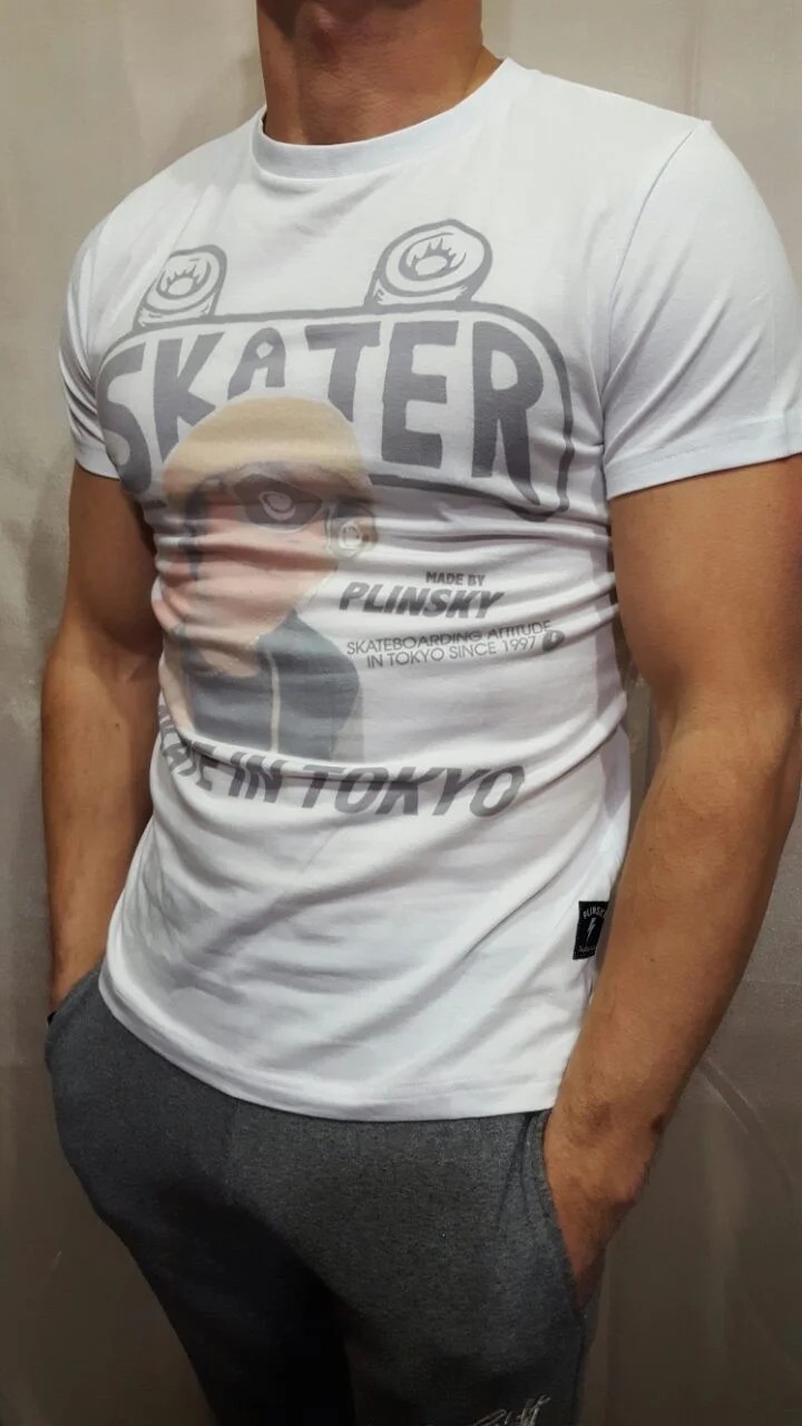 

Футболка мужская Skater белая, Футболка мужская Skater белая XL