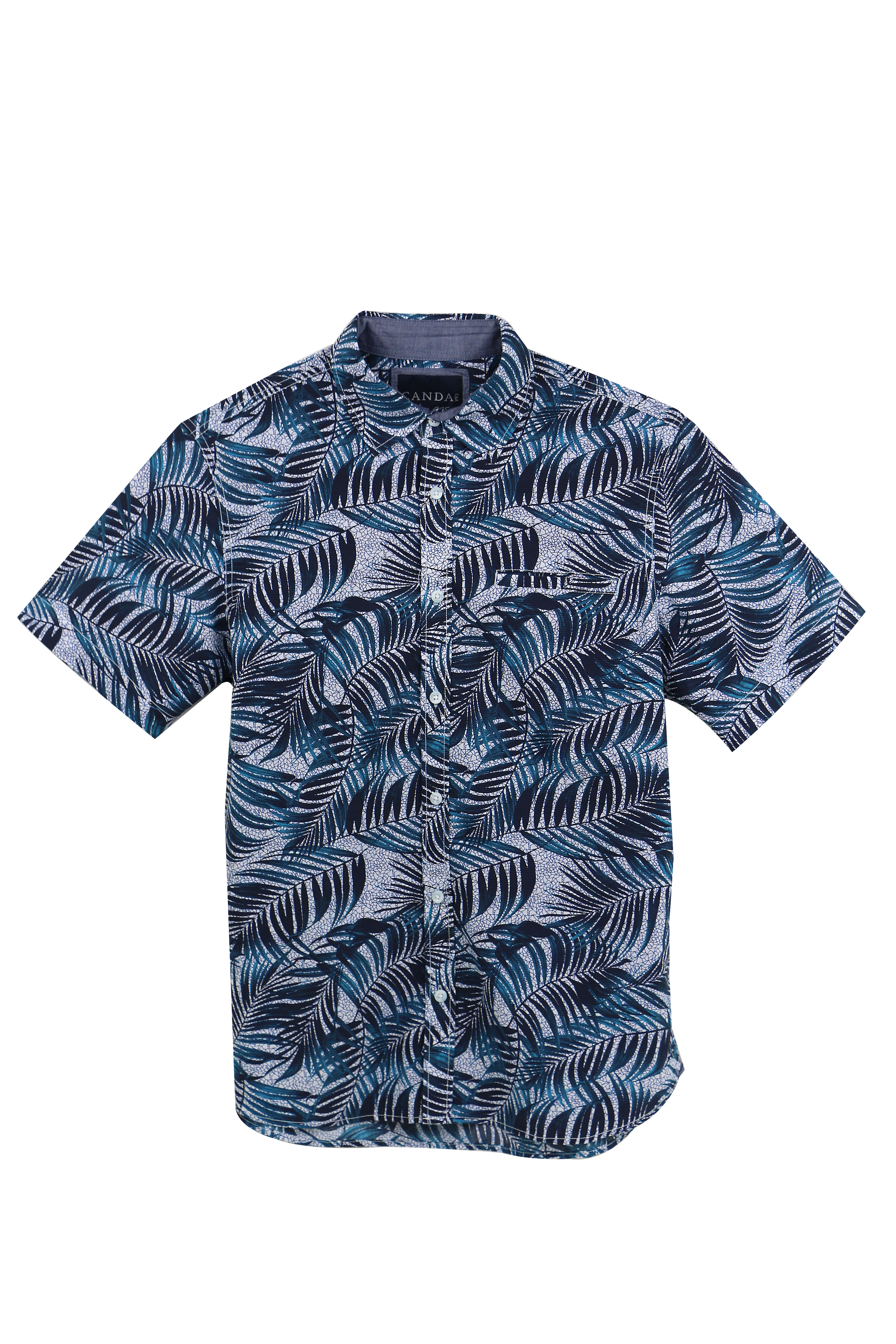 

Рубашка с коротким рукавом и карманом REGULAR FIT C&A XXL(45/46) разноцветный WE-550230