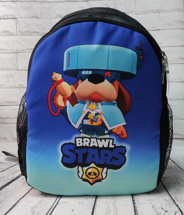 

Рюкзак Fashion Brawl stars Генерал Гавс синий с черным (4378-7-3)