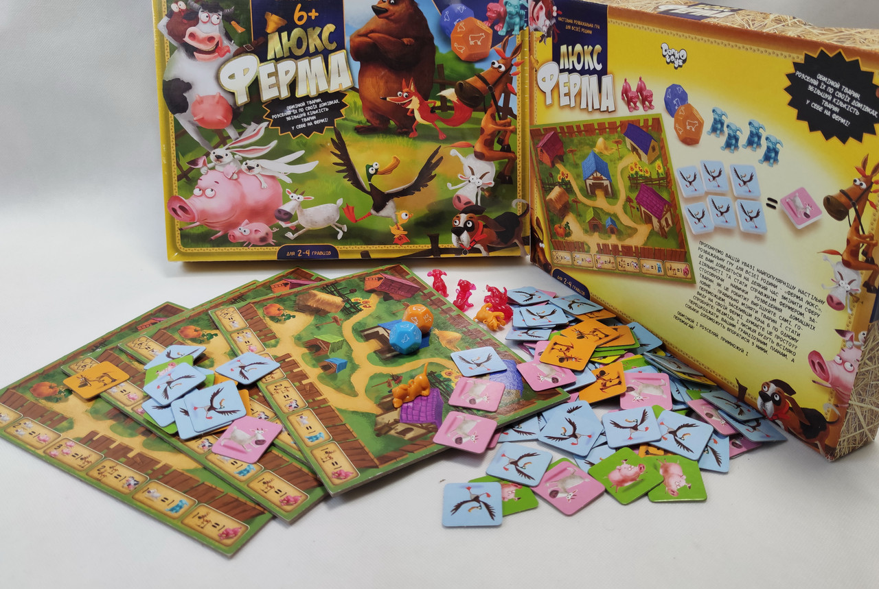 

Настольная игра Ферма Люкс Danko Toysукраинская версия (4346-1)