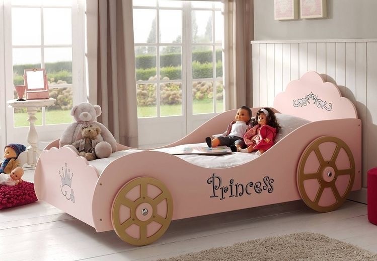 

Детская кровать ESIES Princess нежно розовая 180х90
