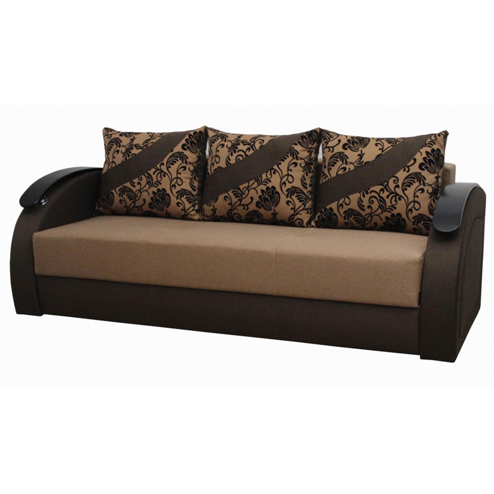 

Прямой диван Манчестер SKY (Мебель Софиевки) Коричневый + Бежевый 110х227 см 11117_16