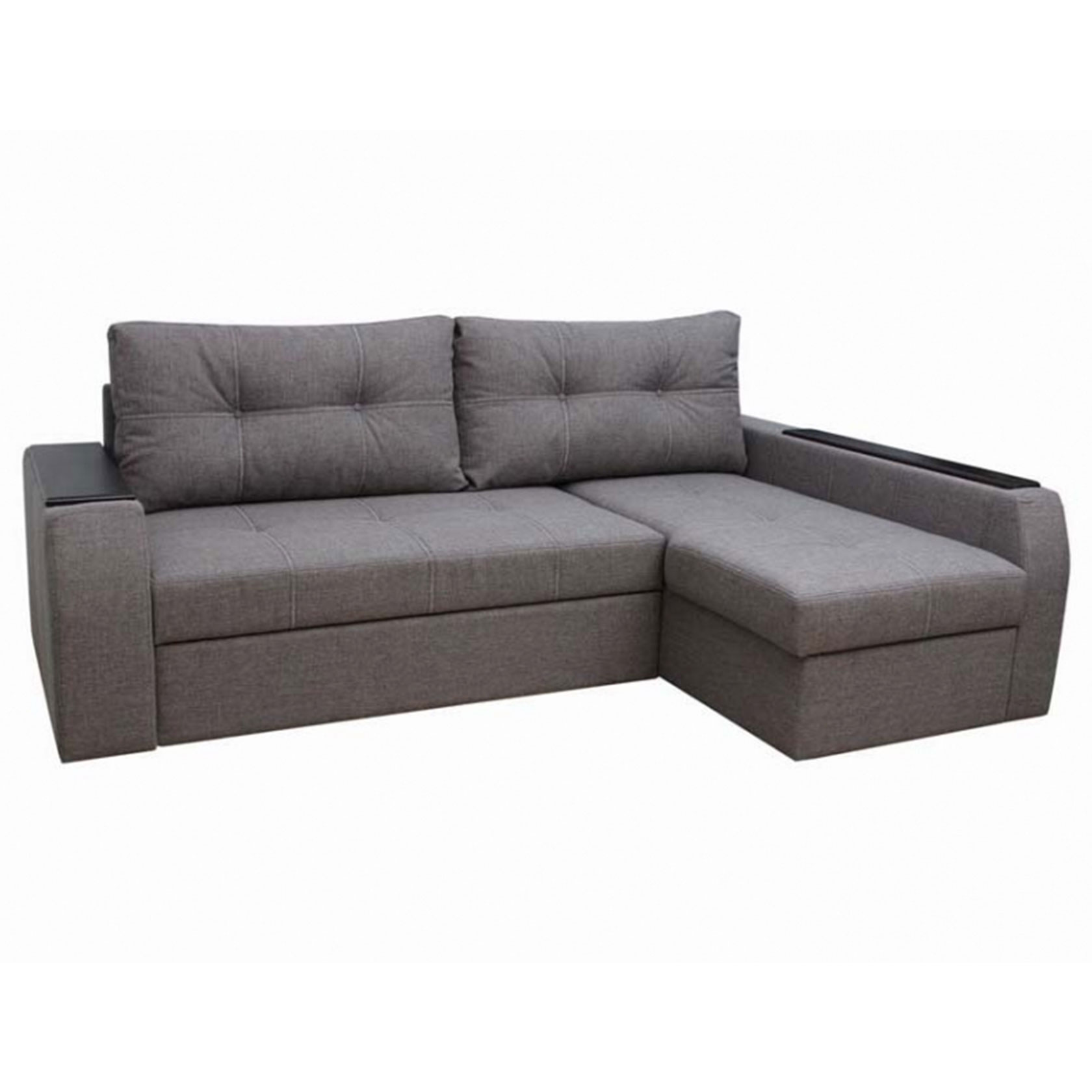 

Угловой диван Барон (Мебель Софиевки) Серый 165х245 см 11201_58