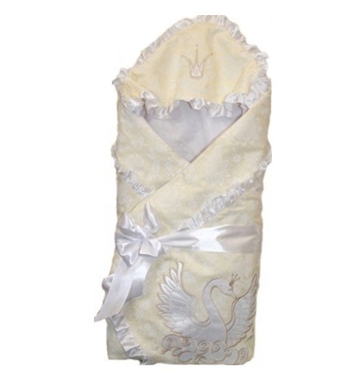 

Конверт на выписку из роддома Greta Lux Swan молочный