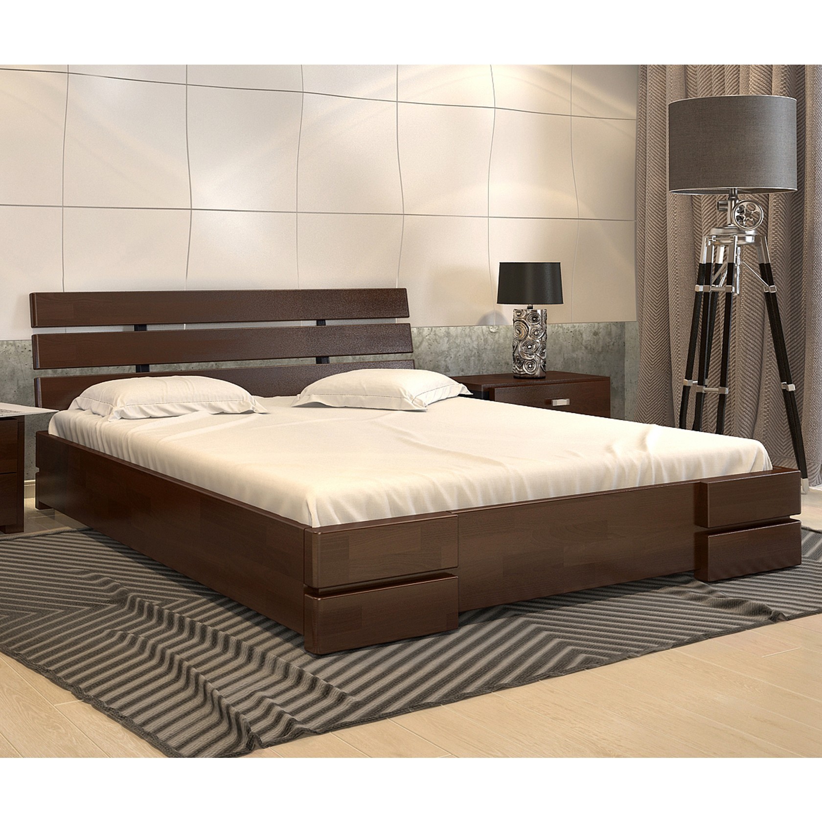 

Кровать Дали Люкс (Arbor Drev) Темный орех 160х200 см 71127_18