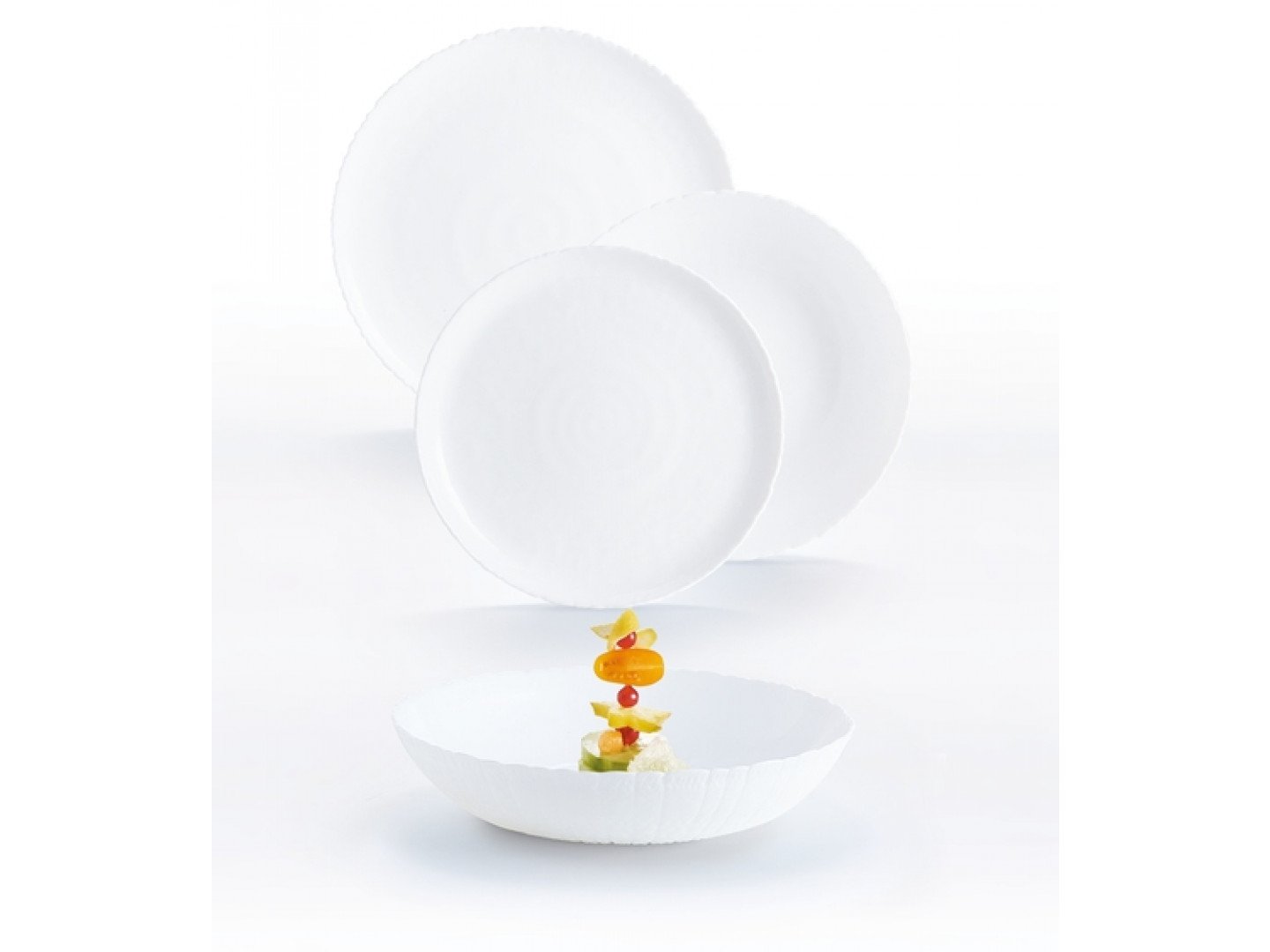 

Столовий сервіз Luminarc Ammonite White 18 пр.