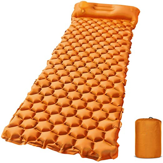 

Спальный коврик матрас с подушкой Magic Line 190х60см Orange