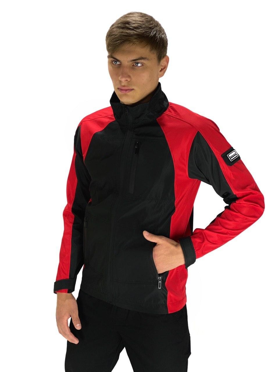 

Мужская весенняя куртка Intruder SoftShell Lite 'iForce' красно-черная XXL