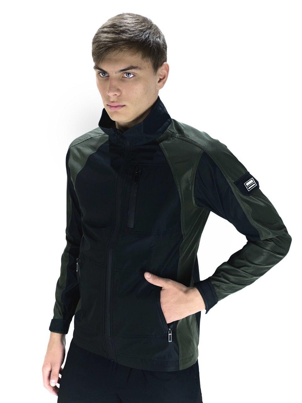 

Мужская весенняя куртка Intruder SoftShell Lite 'iForce' хаки-черная XXL