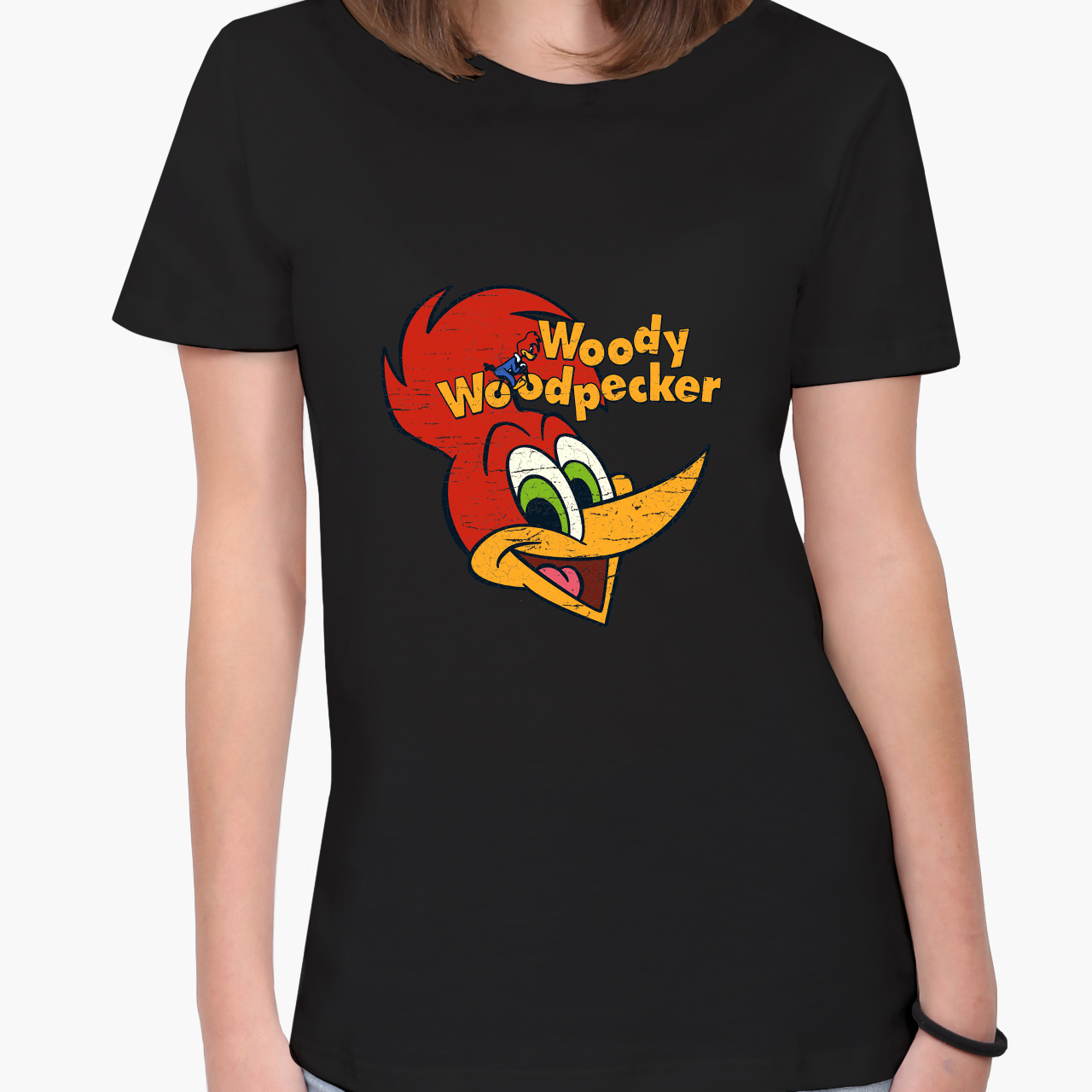 

Футболка женская Вуди Вудпекер (Woody Woodpecker) (8976-2871-3)  Черная, Футболка женская Вуди Вудпекер (Woody Woodpecker) (8976-2871-3) L Черная