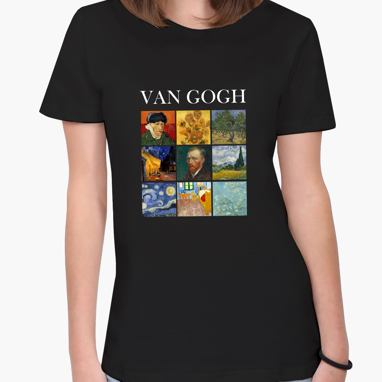 

Футболка женская Винсент Ван Гог Картины (Vincent van Gogh Paintings) (8976-2960-5) XXL Черная